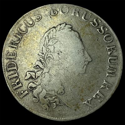 1783 German States Prussia Silver Thaler LIGHTLY CIRCULATED. 1783 German States Prussia Silver 