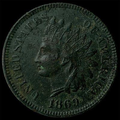 1869 Indian Head Cent HIGH GRADE