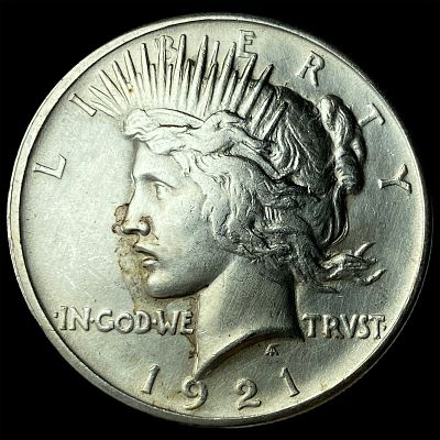 1921 Silver Peace Dollar UNCIRCULATED