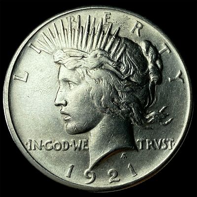 1921 Silver Peace Dollar UNCIRCULATED