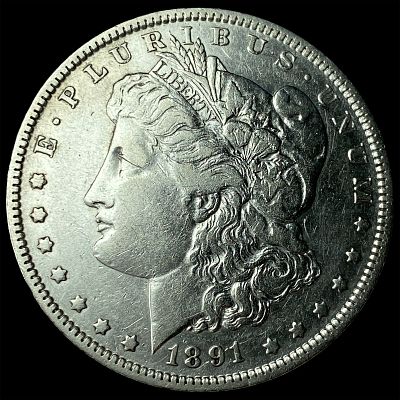1891-O Morgan Silver Dollar CLOSELY UNCIRCULATED. 1891-O Morgan Silver Dollar CLOSELY UNCIRCULATED