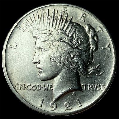 1921 Silver Peace Dollar UNCIRCULATED