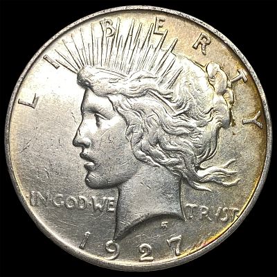 1927-D Silver Peace Dollar CLOSELY UNCIRCULATED. 1927-D Silver Peace Dollar CLOSELY UNCIRCULATED
