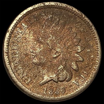 1860 Indian Head Cent NICELY CIRCULATED