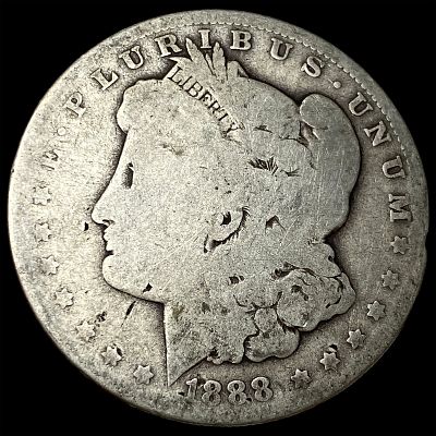 1888-O Hot Lips Silver Morgan Dollar NICELY CIRCULATED. 1888-O Hot Lips Silver Morgan Dollar 