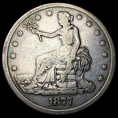 1877-S Silver Trade Dollar LIGHTLY CIRCULATED