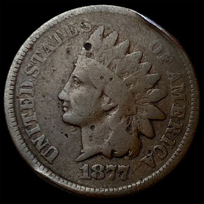 1877 Indian Head Cent NICELY CIRCULATED
