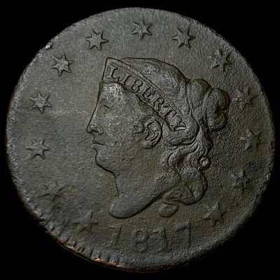 1817 Coronet Head Large Cent HIGH GRADE
