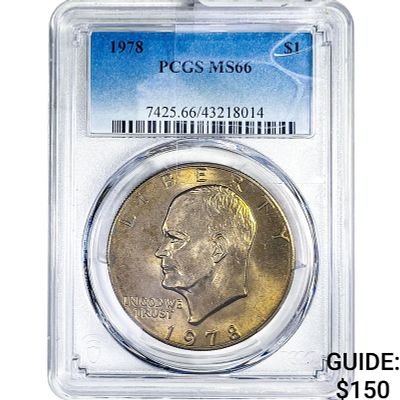 1978 Eisenhower Dollar PCGS MS66