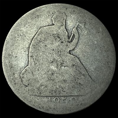 1858-O Silver Seated Liberty Half Dollar NICELY CIRCULATED