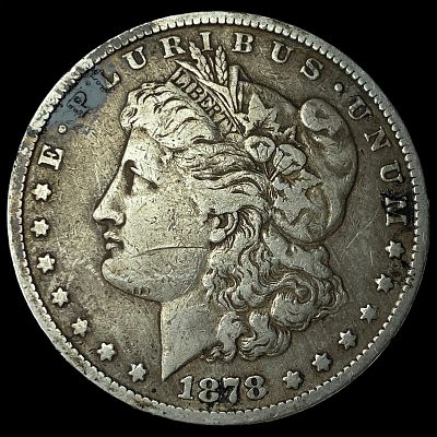 1878-CC Silver Morgan Dollar LIGHTLY CIRCULATED