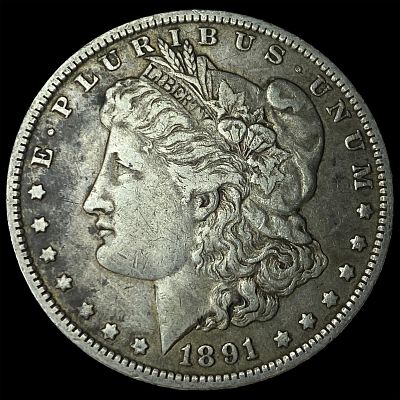 1891-O Silver Morgan Dollar NEARLY UNCIRCULATED. 1891-O Silver Morgan Dollar NEARLY UNCIRCULATED