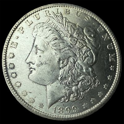1899-O Silver Morgan Dollar GEM BU