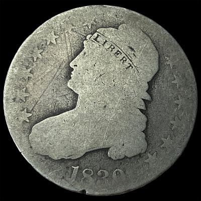 1830 Capped Bust Half Dollar NICELY CIRCULATED