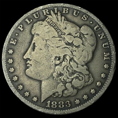 1883-CC Silver Morgan Dollar LIGHTLY CIRCULATED