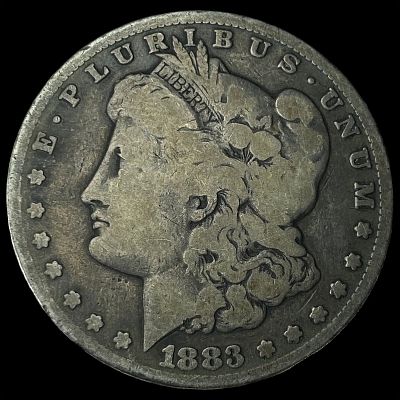 1883-CC Morgan Silver Dollar NICELY CIRCULATED. 1883-CC Morgan Silver Dollar NICELY CIRCULATED