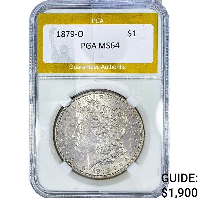 1879-O Morgan Silver Dollar PGA MS64