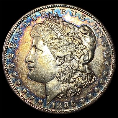 1886-S Silver Morgan Dollar CLOSELY UNCIRCULATED. 1886-S Silver Morgan Dollar CLOSELY UNCIRCULATED