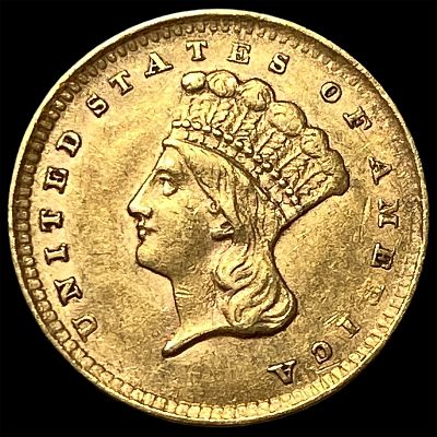 1856 Gold $1 Indian Head Type 3 UNCIRCULATED