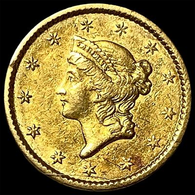 1851 Gold $1 Liberty Head Type 1 CHOICE AU