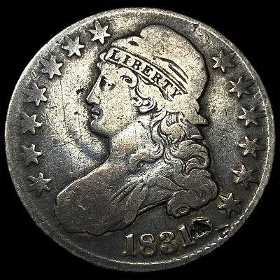 1831 Capped Bust Half Dollar LIGHTLY CIRCULATED. 1831 Capped Bust Half Dollar LIGHTLY CIRCULATED