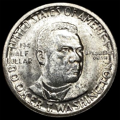 1946-D Silver Booker T. Washington Half Dollar GEM BU