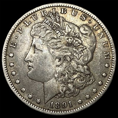 1891-O Silver Morgan Dollar CLOSELY UNCIRCULATED. 1891-O Silver Morgan Dollar CLOSELY UNCIRCULATED