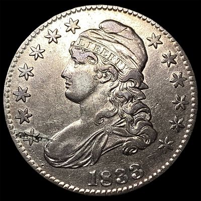 1833 Capped Bust Half Dollar HIGH GRADE