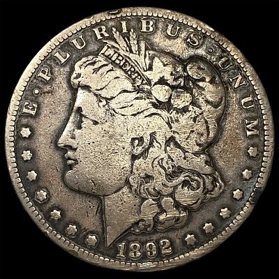 1892-S Morgan Silver Dollar LIGHTLY CIRCULATED