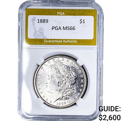 1889 Morgan Silver Dollar PGA MS66