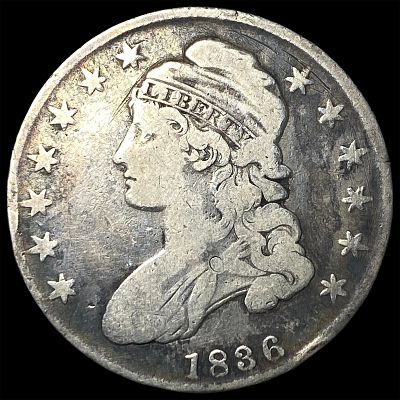 1836 Capped Bust Half Dollar NICELY CIRCULATED. 1836 Capped Bust Half Dollar NICELY CIRCULATED
