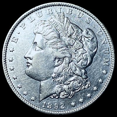 1892 Silver Morgan Dollar CHOICE AU