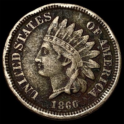 1860 Indian Head Cent NICELY CIRCULATED