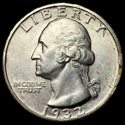 1932-S Silver Washington Quarter UNCIRCULATED