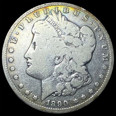 1890-CC Silver Morgan Dollar NEARLY UNCIRCULATED. 1890-CC Silver Morgan Dollar NEARLY UNCIRCULATED