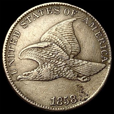 1858 Flying Eagle Cent CLOSELY UNCIRCULATED