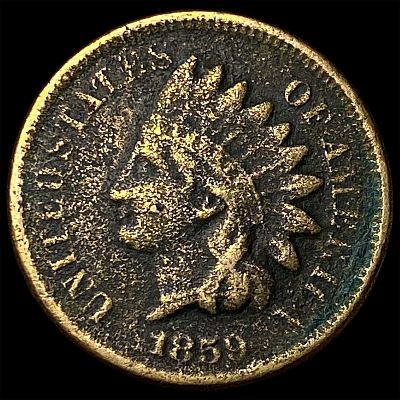 1859 Indian Head Cent LIGHTLY CIRCULATED