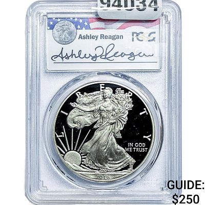 2016-W Silver Eagle PCGS PR69 DCAM 30th Anniv.