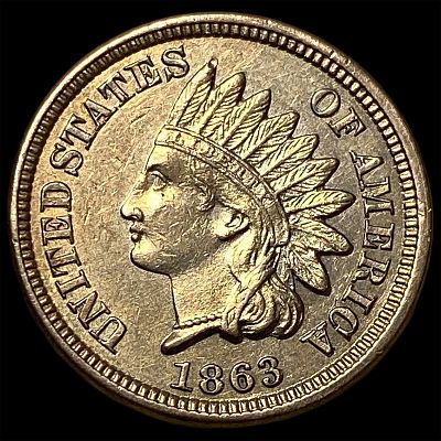 1863 Indian Head Cent CHOICE BU