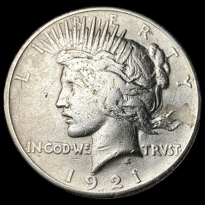 1921 Silver Peace Dollar LIGHTLY CIRCULATED
