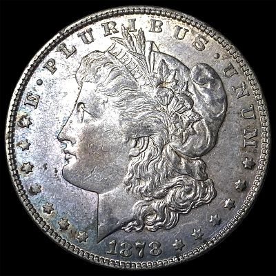 1878 Silver Morgan Dollar CLOSELY UNCIRCULATED. 1878 Silver Morgan Dollar CLOSELY UNCIRCULATED