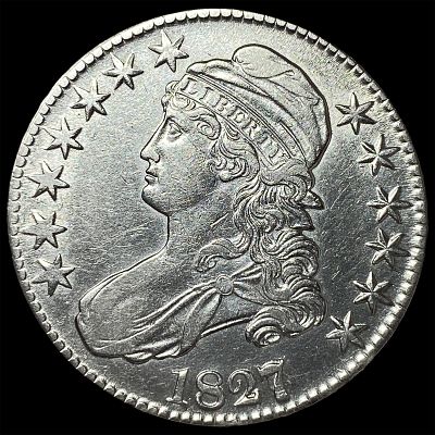 1827 Capped Bust Half Dollar UNCIRCULATED