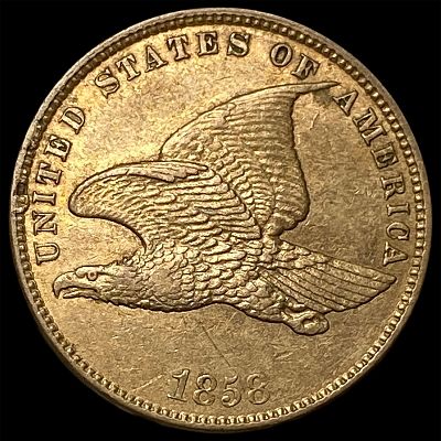 1858 Flying Eagle Cent CLOSELY UNCIRCULATED