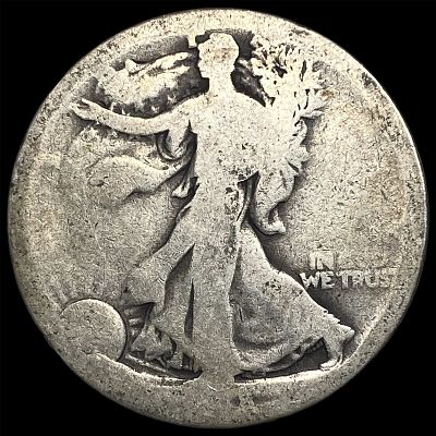 1918-S Silver Walking Liberty Half Dollar NICELY CIRCULATED. 1918-S Silver Walking Liberty Half 