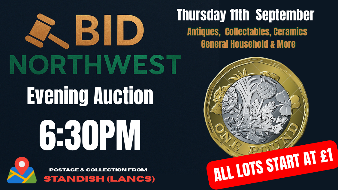 BidNorthWest.com | Auction 4 | Everything Starts at &pound;1 General Auction Sale