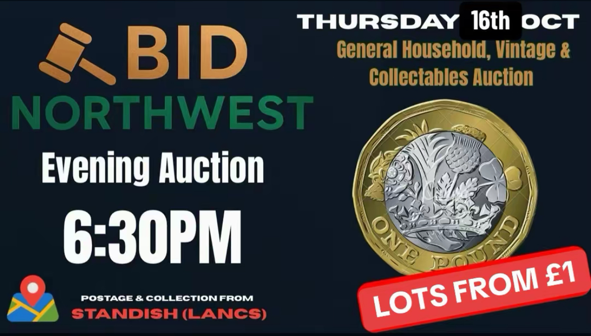 BidNorthWest.com | Auction 8 | Lots Starting From &pound;1 | General Auction Sale