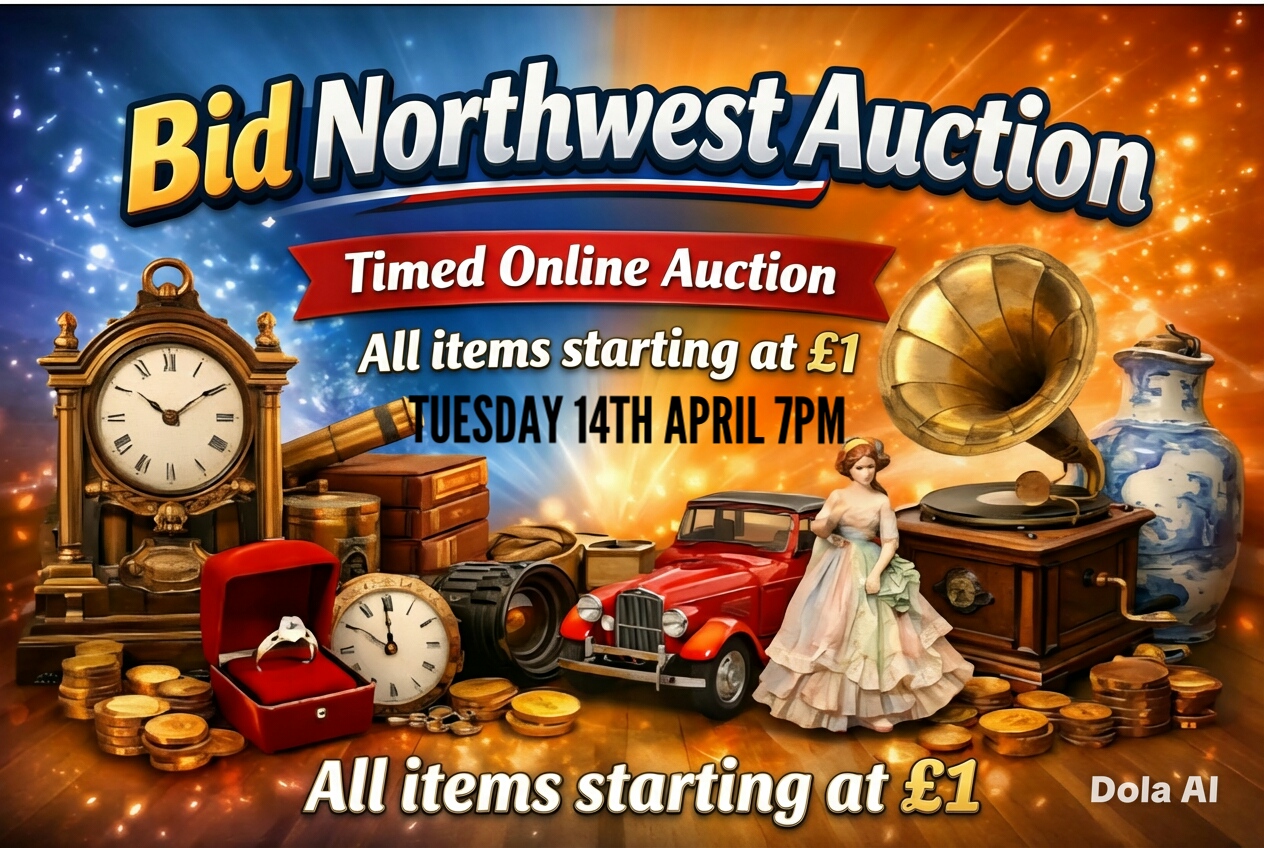 BidNorthWest.com | Subasta 6 | &pound;1.00 Start Auction