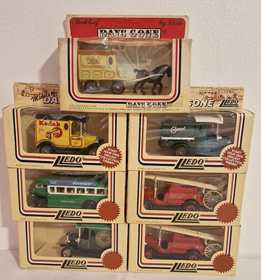 Seven Lledo Scale Models . In original boxes