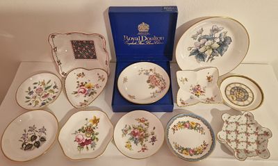 Selection Of Trinket Dishes To Include Royal Daulton Royal Albert Minton Coalport And More . Larg 