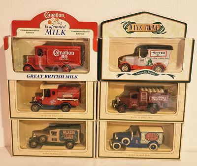 Selection Of Six Lledo Scale Models . In original boxes